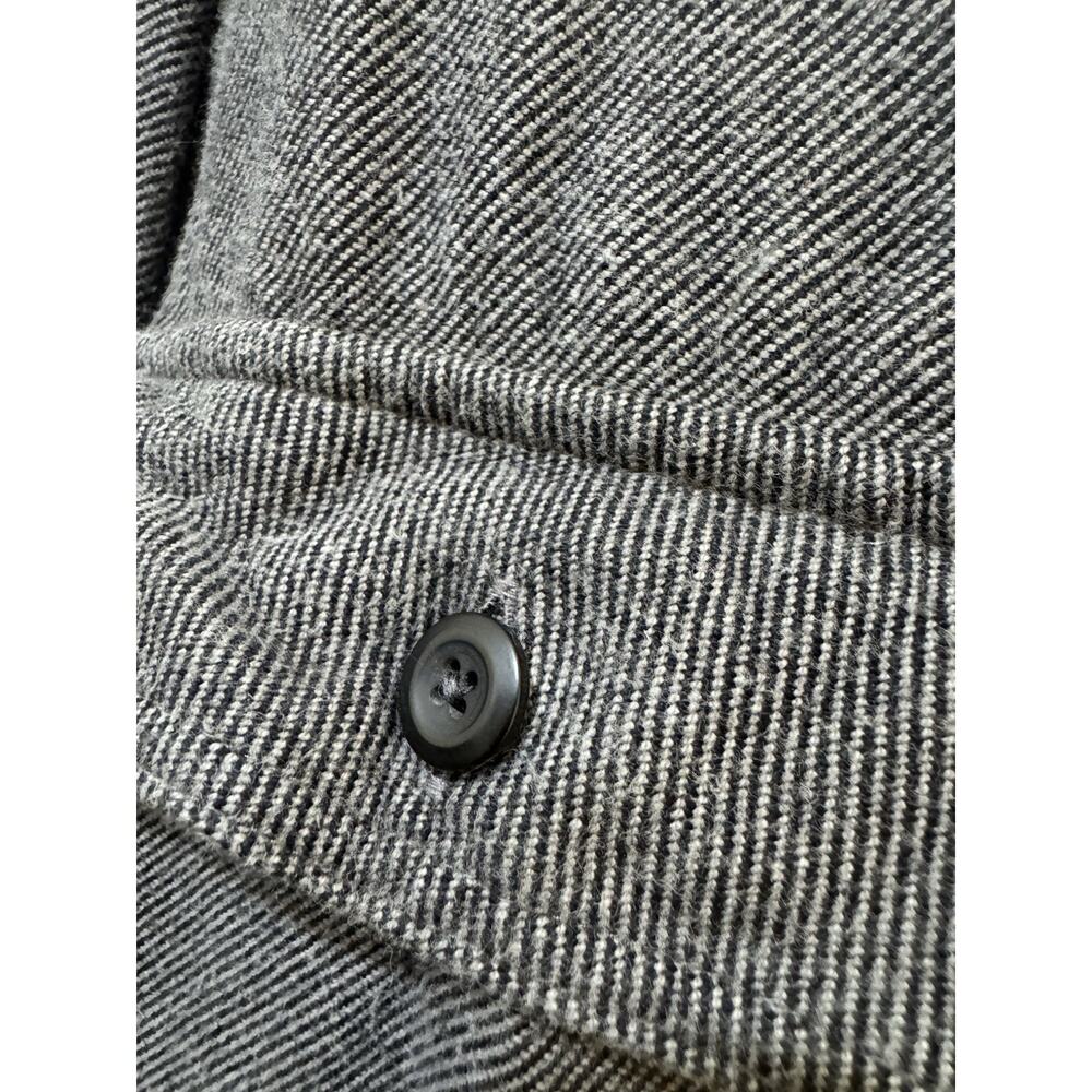 Patagonia Button Up Shirt Mens L Grey Organic Cotton Long Sleeve - Picture 5 of 8